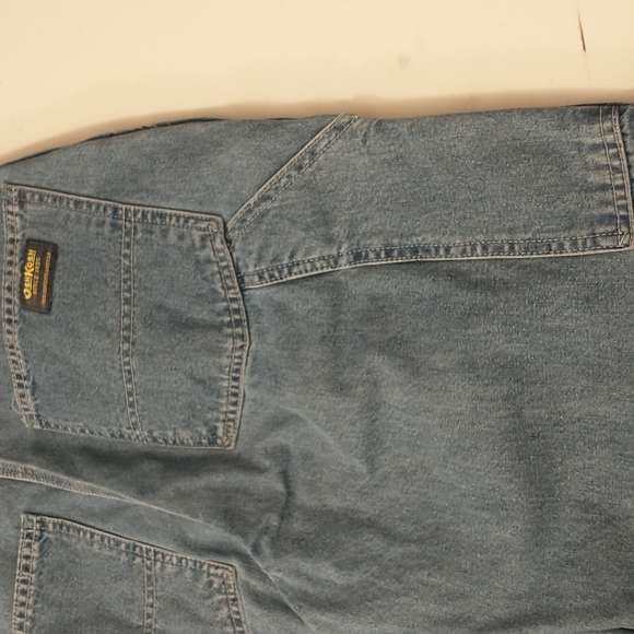 Vintage Osh Kosh B Gosh Carpenter Denim Blue Jeans Women's 29/32 w Measurements - Picture 6 of 15